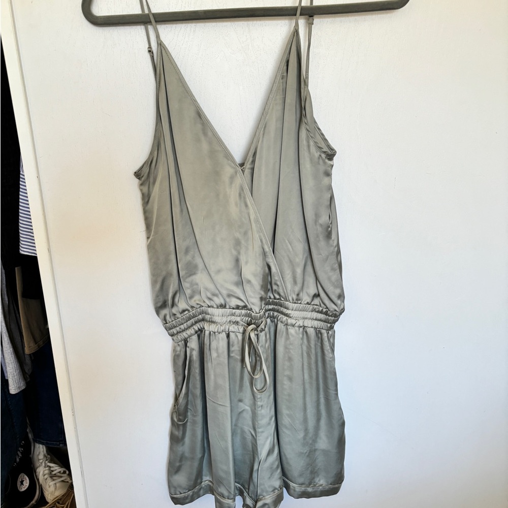 Jonathan Simkhai Silk Romper